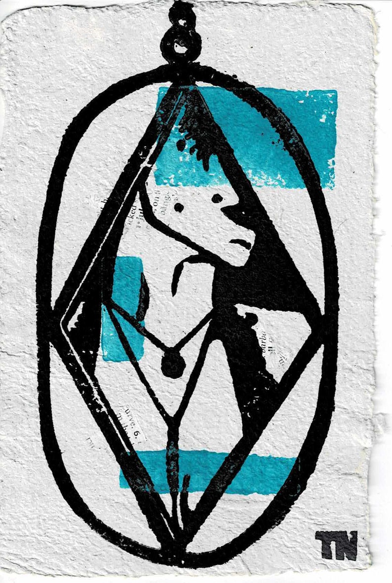 Mirror Portrait Mini Print