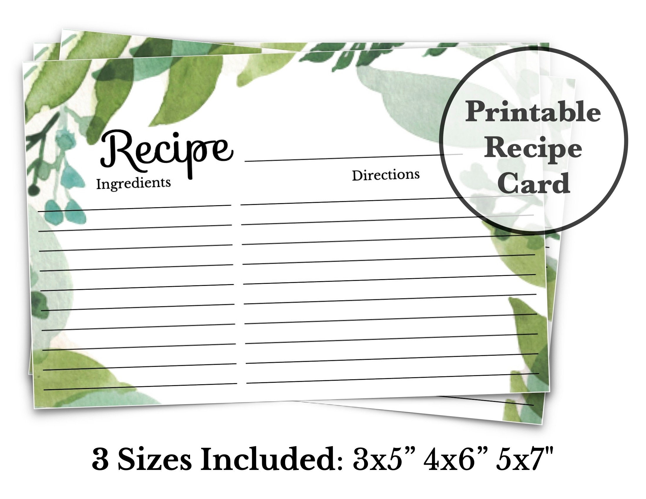 index card recipe binder Recipe Card Binder main image 1