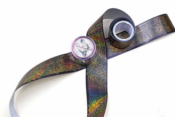 YUBX Marine Life Washi Tape Set 24 Rolls Gold Silver Foil Masking