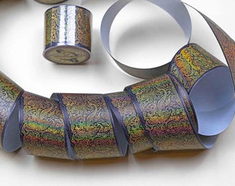 Holographic Under the Sea Washi Tape for Journaling, Scrapbooking, Nautical Themed Tape Brings Shimmer as Border, Craft Accent