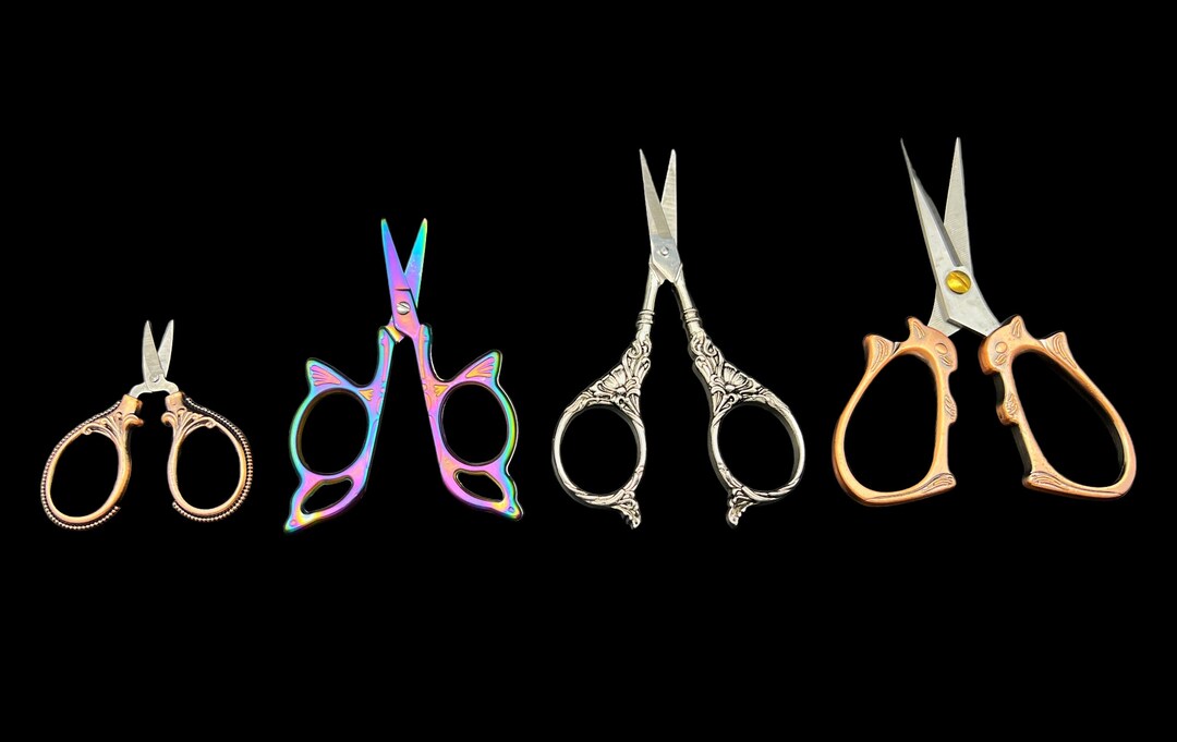 Scissors Instruments Tools Dip Ink Pad Stamp Scrapbooking Journal