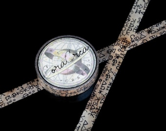 Alchemy Code Washi Tape - Craft Tape Scrapbooking Decorative Sticker Tape Paper Journaling Starts