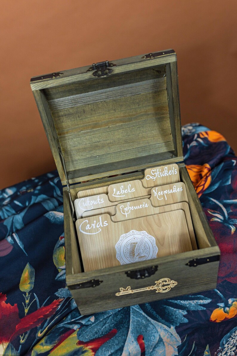 Chest Organizer: Six Tabbed Separators Fit Perfectly in This Treasure ...