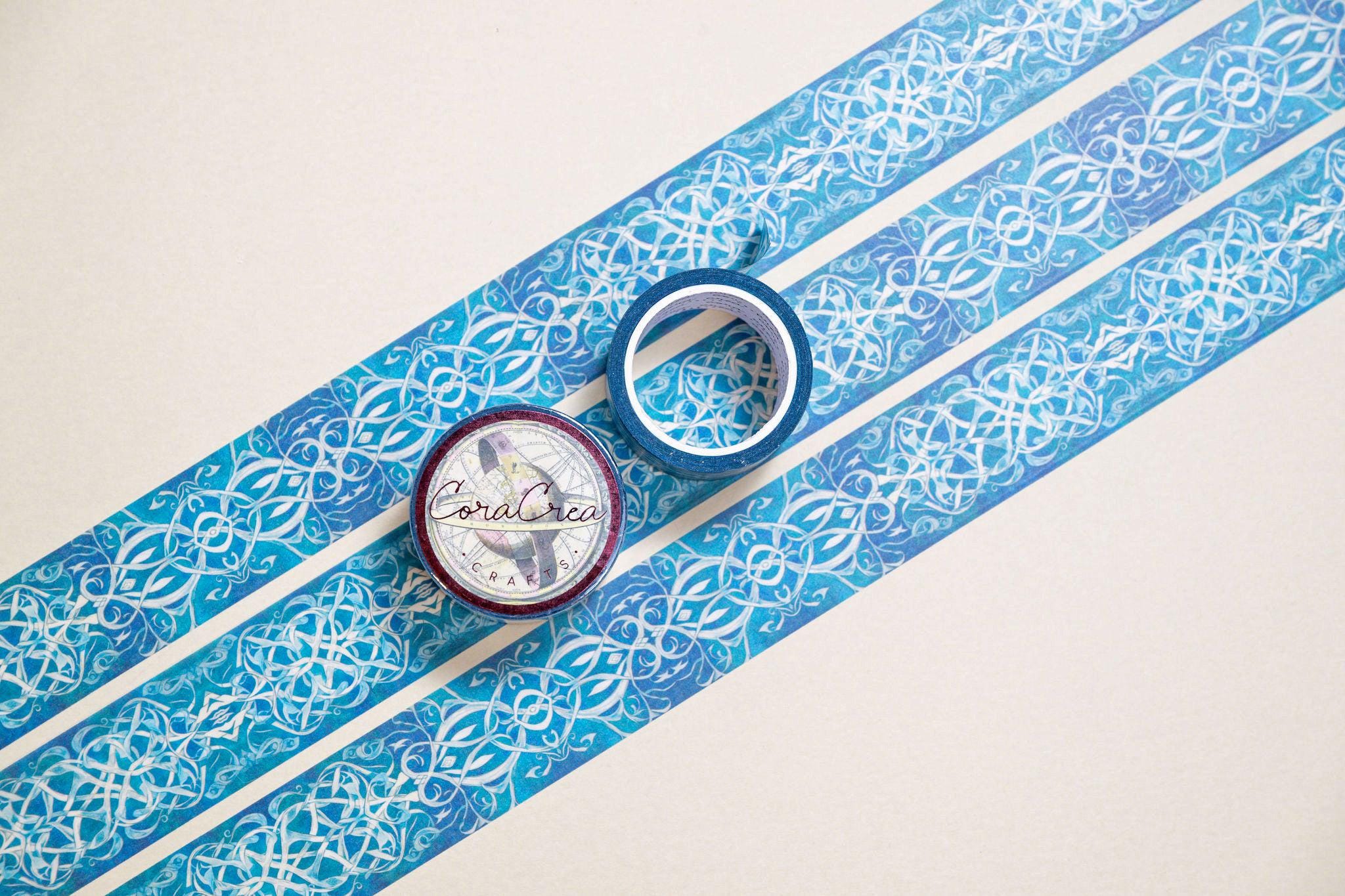 Elven Pattern Washi Tape Arts and Crafts Craft Tape Scrapbooking Decorative Sticker Tape Paper Journaling