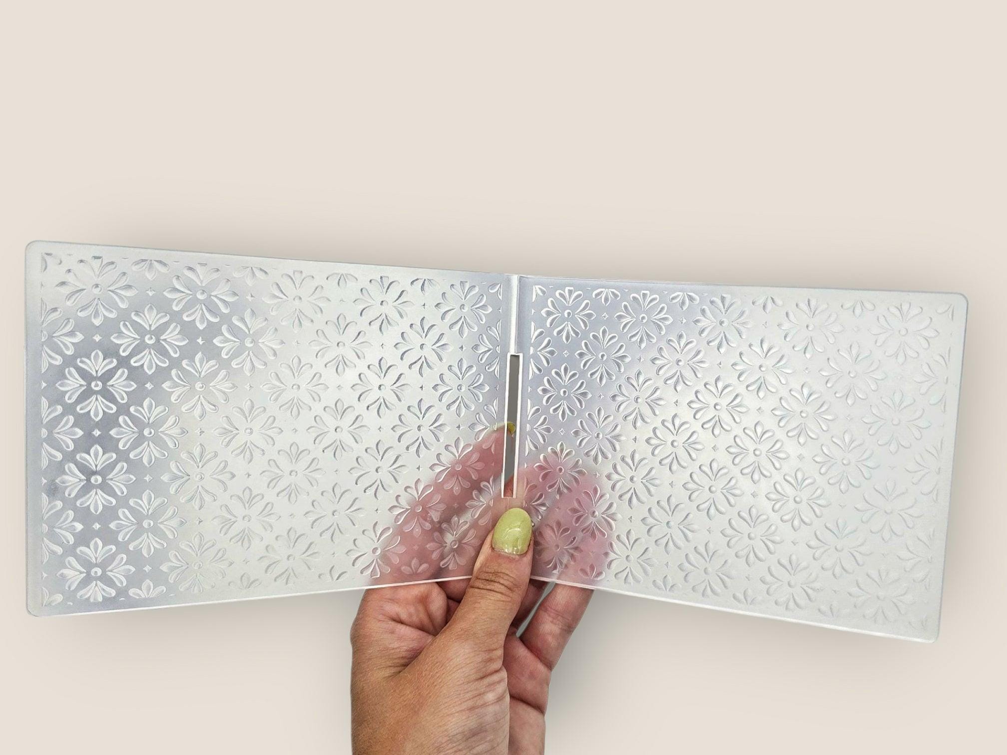 Floral Pattern Embossing Folders to Add Texture and a 3-D Appearance to ...