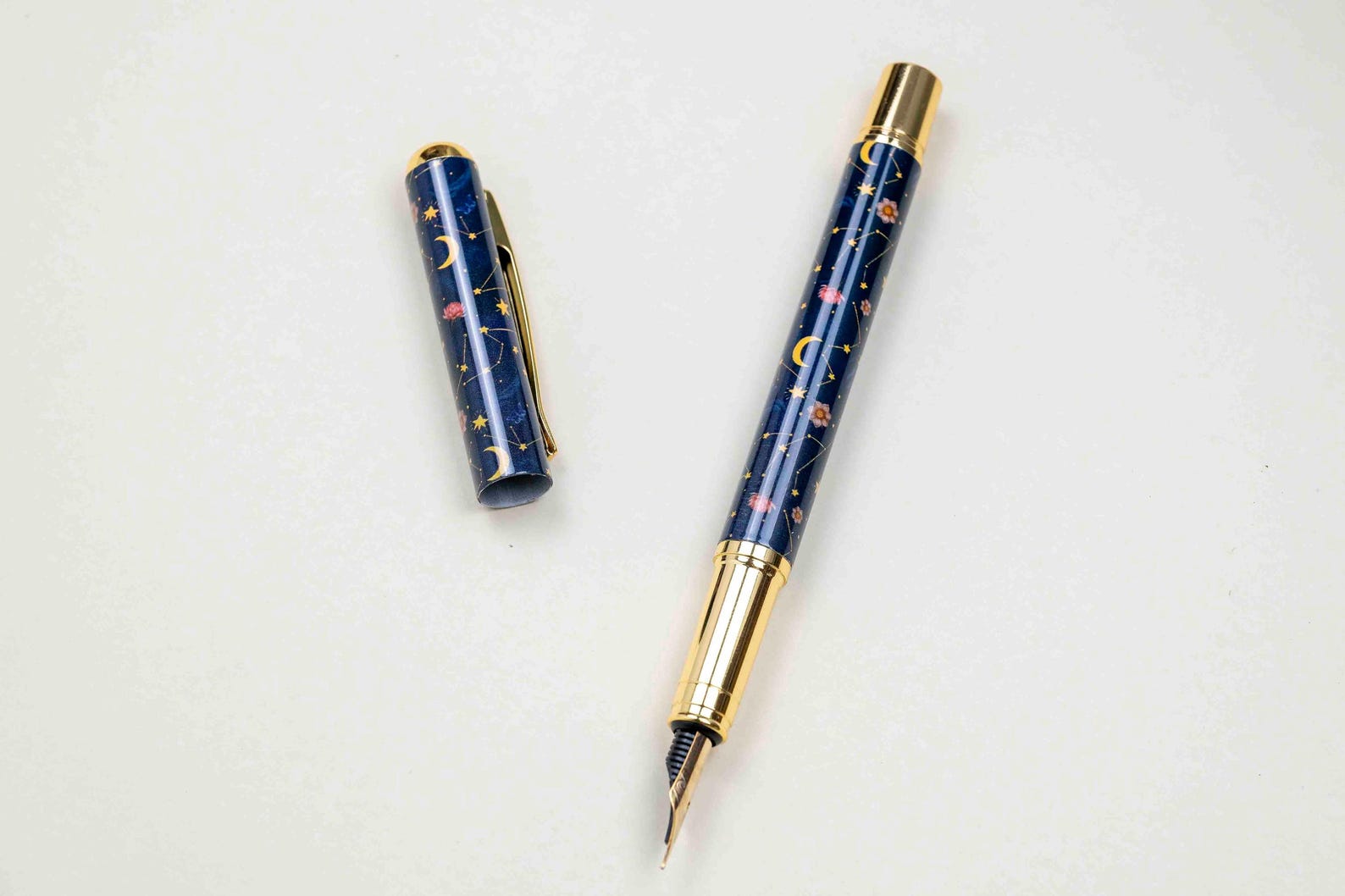 Dream Fountain Pen Unique Gold and Celestial Pattern Pen Gift for Her ...