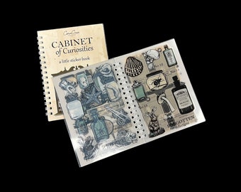 Kabinett der Raritäten Aufkleber Buch Aufkleber Transparent Kunst Journaling Scrapbooking Junk Journal Planer Notebook Ephemera