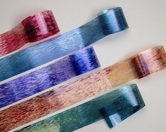 Mirage Transparent Tape (Single Loops) PET Craft Tape Scrapbooking Decorative Sticker Tape Paper Journaling Tape Roll