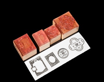 Royal Post Wooden Stamps for Planners, Journaling, and Financial Planners