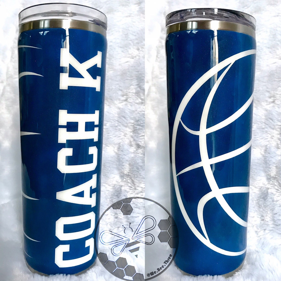 Basketball Coach Mens Tumbler Mens Resin Epoxy Tumbler Etsy