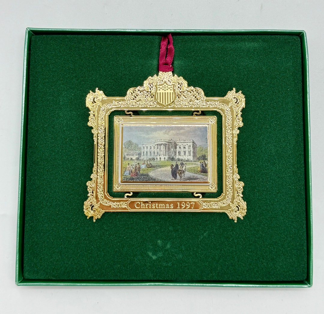 White House Christmas Ornament 1997 Historical Association Christmas