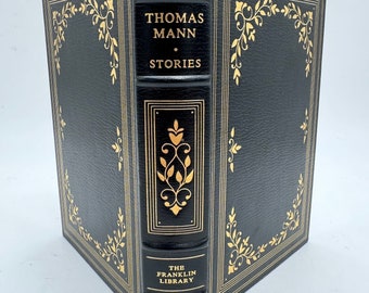 Five Stories by Thomas Mann Finely Bound Limited Edition Illustrated Book - Franklin Library 100 Greatest Books Series
