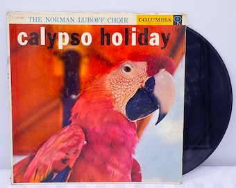 Calypso Holiday by The Norman Luboff Choir Vintage Vinyl Record Album - 1950s Record - Calypso Music