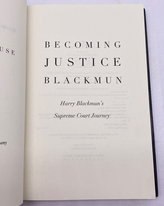 Becoming justice blackmun hotsell