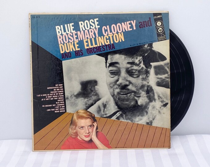 Blue Rose Rosemary Clooney and Duke Ellington 1956 Vintage Vinyl Record