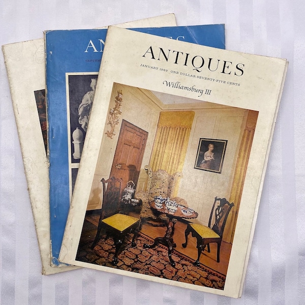 The Magazine Antiques Vintage 1960s Magazines - Antiques Magazine with Photography - Antiques Photography