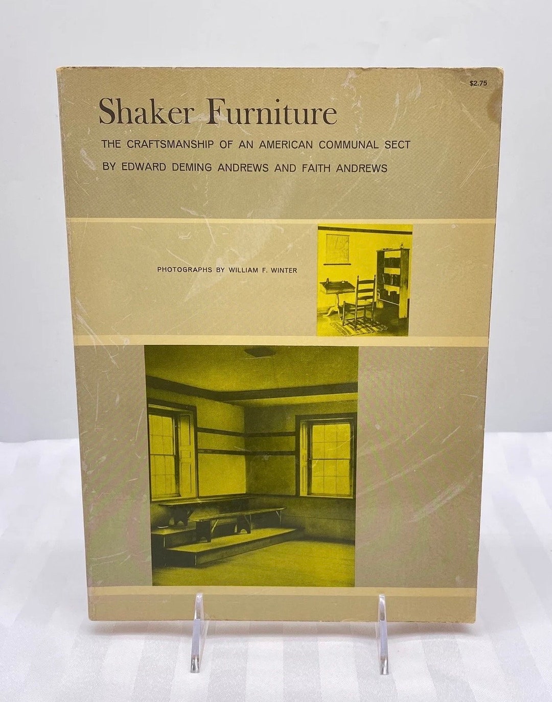 Shaker Furniture by Edward Deming Andrews and Faith Andrews Softcover Dover Edition Antique