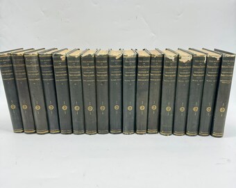 Charles Dickens 17 Volumes of Set From 1860s - Part of First Complete Works of Charles Dickens