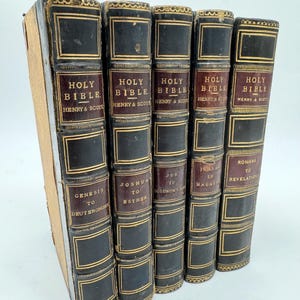 【聖書解説辞書　５冊セット　ABINGDON】 Vintage bible commentary - Etsy 日本