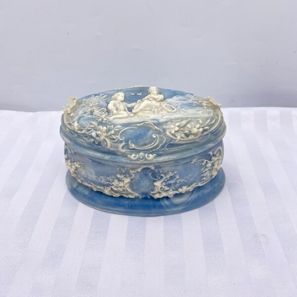 Incolay Jewelry Box Etsy