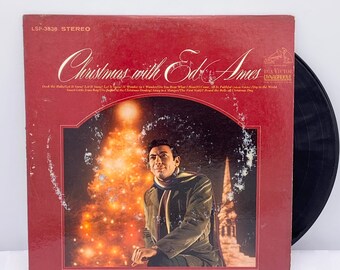 Christmas With Ed Ames Vintage Vinyl Record Album - Christmas Vinyl Record - 1960s Vintage Christmas - Singer and Actor - Christmas Record