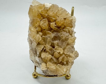 Large Citrine Specimen on Stand - Citrine Crystal Specimen