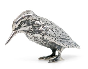 Silver "ijsvogel" (kingfisher) figurine 15942-3126
