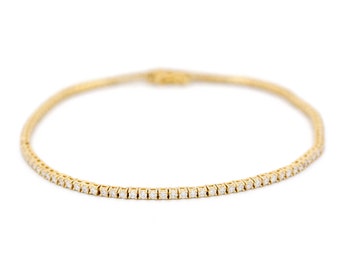 Brazalete de tenis con diamantes de 14k 15711-8614