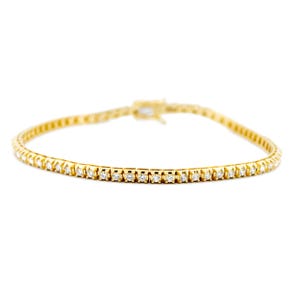 Diamond 14k tennis bracelet 17035-9082