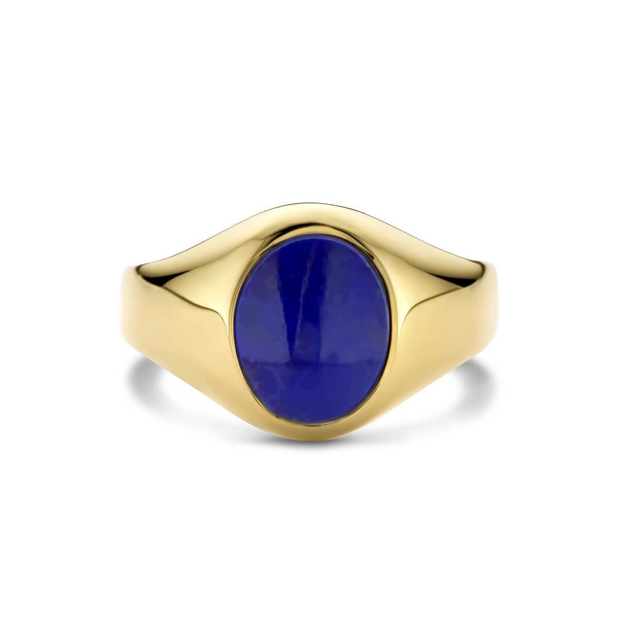 ラピスラズリ 14K シグネットリング 16697-8929 - Etsy 日本