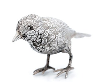 Silver "great tit" figurine 15941-3125