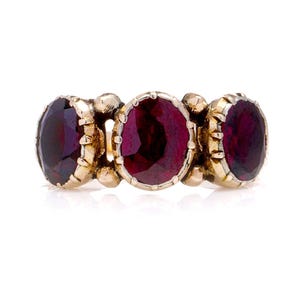 Granat 9k Trilogie Ring 16410-8842 Bild 1