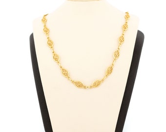 18k filigree chain 15863-8655