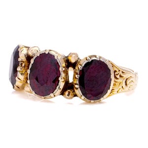 Granat 9k Trilogie Ring 16410-8842 Bild 5
