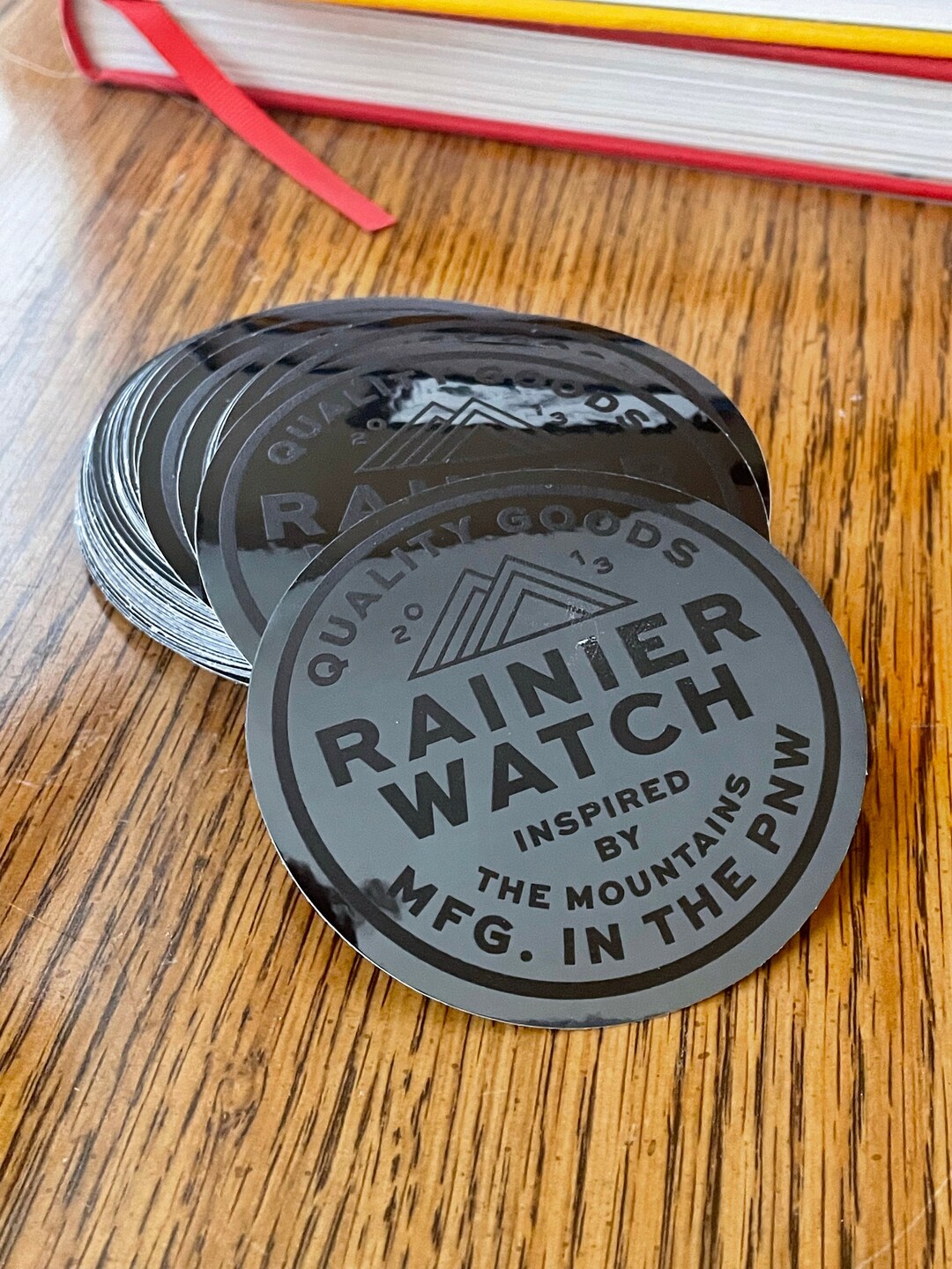 Rew Sticker RW Badge Black Chrome Sticker - Etsy