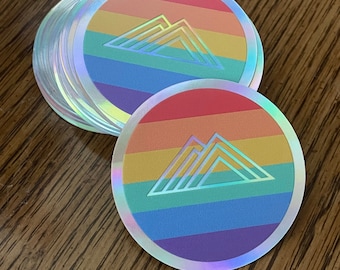 Rainbow Pride Prismatic Sticker