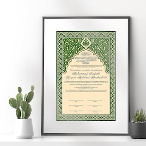 Nikkah Islamische Heiratsurkunde