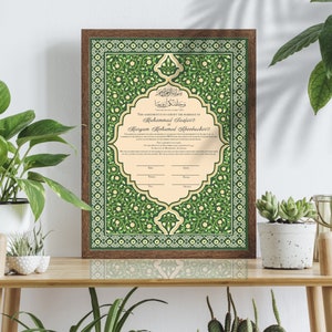 Nikkah Islamische Heiratsurkunde