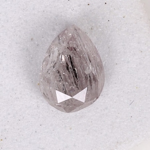 0.46 Carat Natural Loose Diamond 5.27X3.83 mm i2 Clarity 100% Genuine Natural Light Pink Fancy Color Pear Shape Diamond