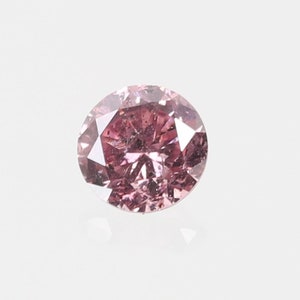 0.05 Carat Natural Loose Diamond 2.4X1.31 mm i2 Clarity 100% REAL Natural ARGYLE Pink Color Round Cut DiamondRD731