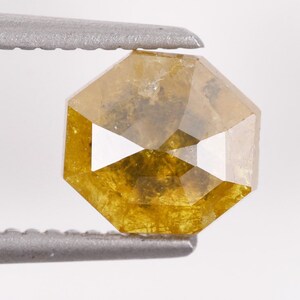 1.10 Carat Natural Loose Diamond 6.5X5.69X2.99 mm i3 Clarity 100% Genuine Natural Yellow Fancy Colour Radiant Shape Diamond RD182