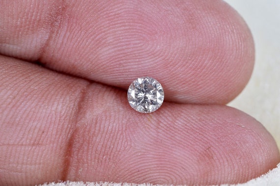 ダイヤモンド ルース 0.43 カラットの天然ルースダイヤモンド 4.72 x 2.97 mm i3 クラリティ