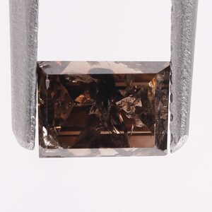 0.72 CT Natural Loose Baguette Diamond, 5.21X3.72 MM, Natural Brown Fancy Color Baguette Diamond,Baguette Diamond , Baguette For Ring