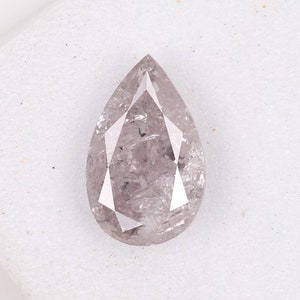 0.41 Cerat , Natural Loose Diamond 5.83X3.57 mm i2 Clarity 100% Genuine Natural Pink Fancy Color Pear Shape Diamond