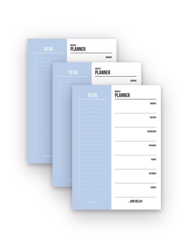 To Do List Block A5 Weekly Planner Notepad 50 Blaetter To Do Block A5 Weekly Planner Notepad