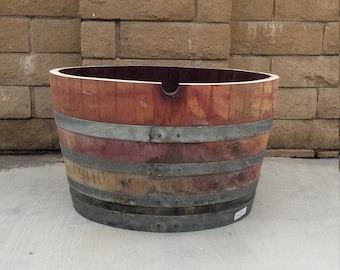 Wine Barrel Planter