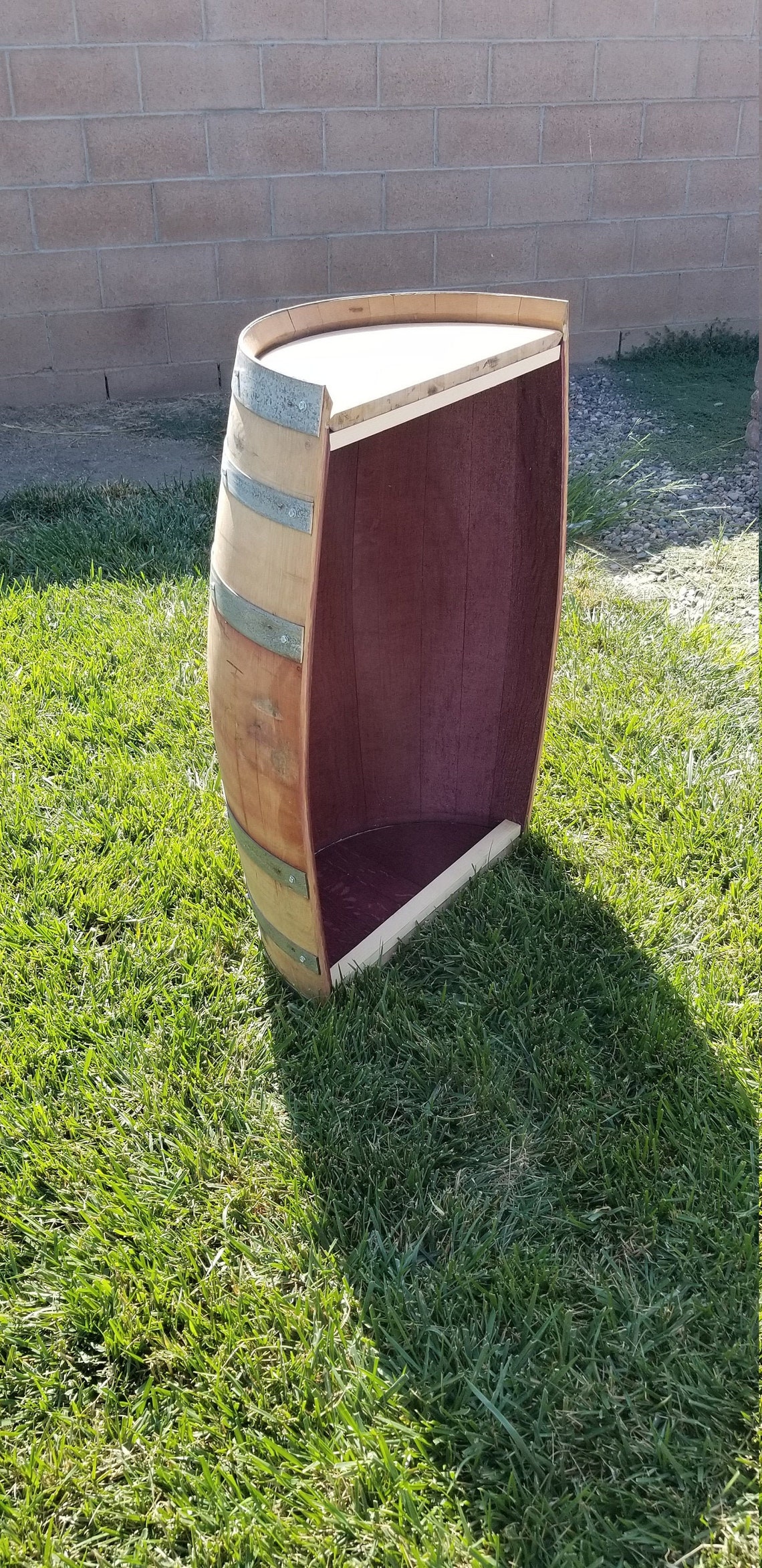 Half Wine Barrel Etsy