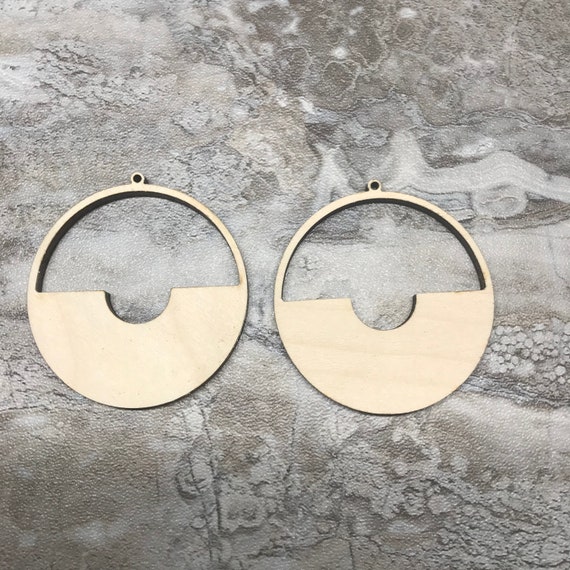Bulk blanks unfinished laser cut wood cutouts for earrings various
