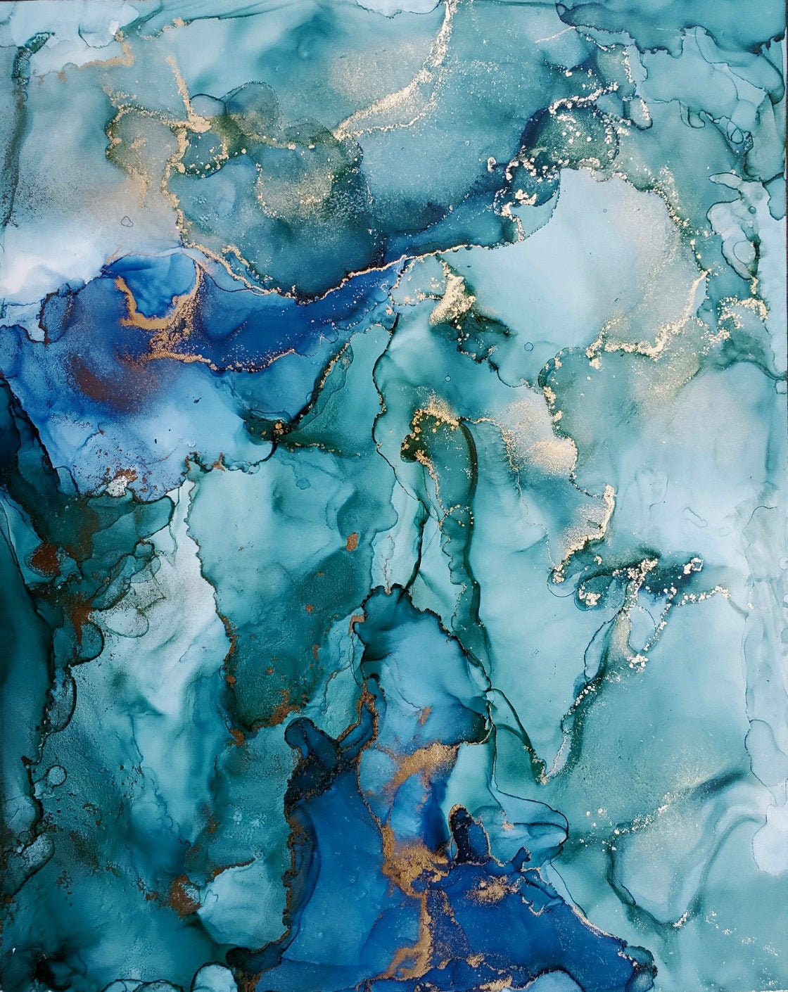 Geode - Marble - Alcohol Ink - Abstract Art - Printable Abstract Art ...