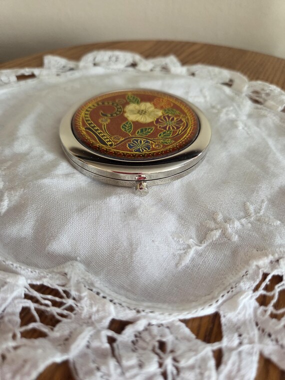 Cloisonne Double Mirror Compact - image 2